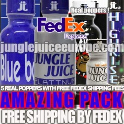 Amazing pack of real poppers FedEx fees included