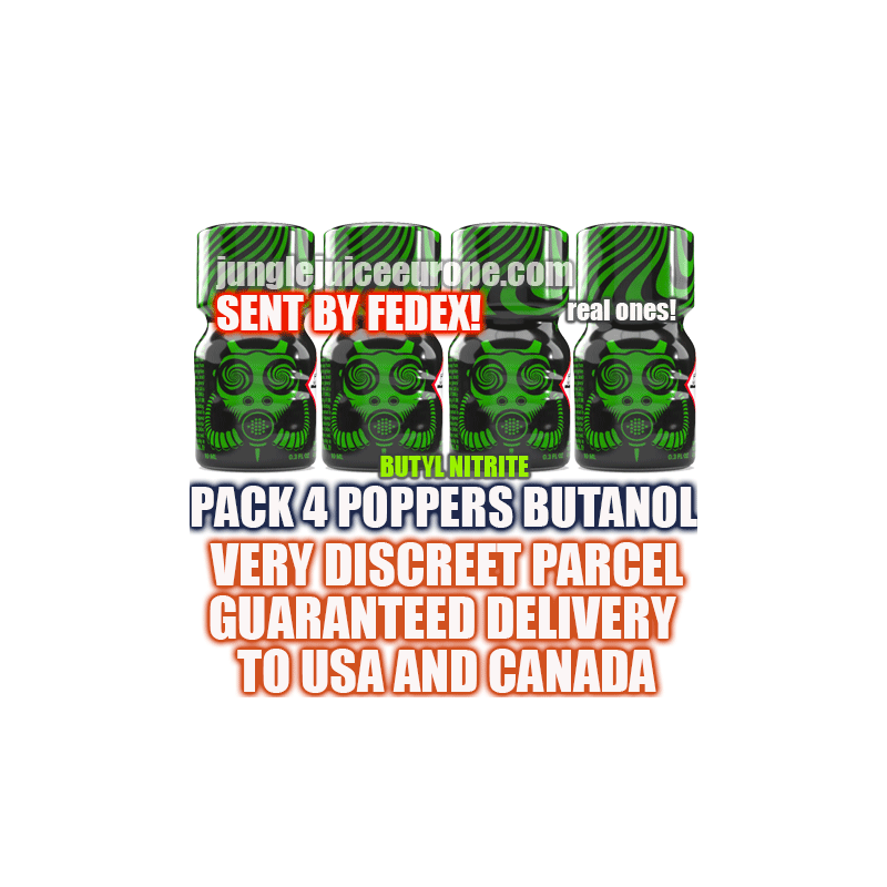 4 strong poppers with butyl nitrite free delivery by FedEx to Canada and USA without customs detention