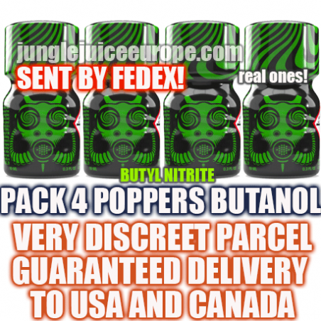 4 strong poppers with butyl nitrite free delivery by FedEx to Canada and USA without customs detention